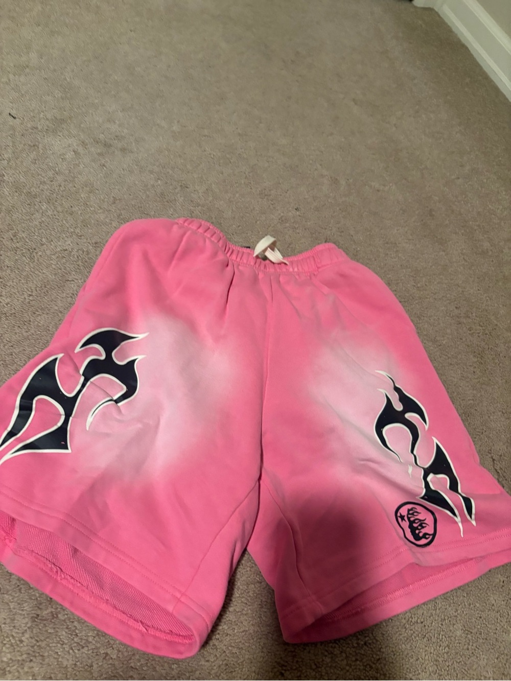 Pink hellstar shorts